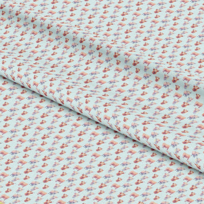 Funky Highland Cows Pattern 7 Quilting Cotton Fabric