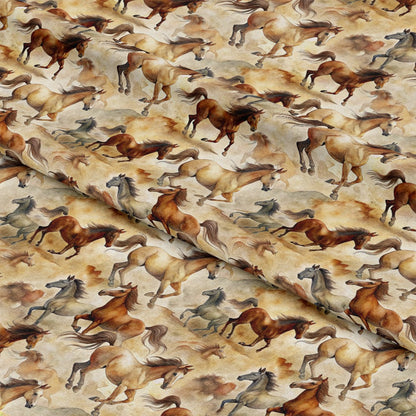 Wild Horses Pattern 28 Quilting Cotton Fabric