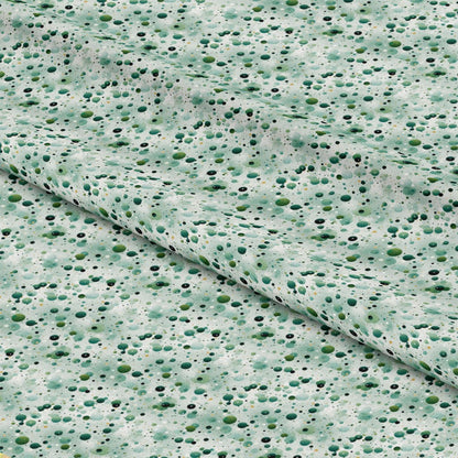 Green Confetti Pattern 11 Quilting Cotton Fabric