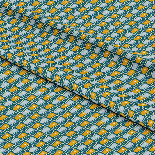 Atomic Starbursts Pattern 9 Quilting Cotton Fabric