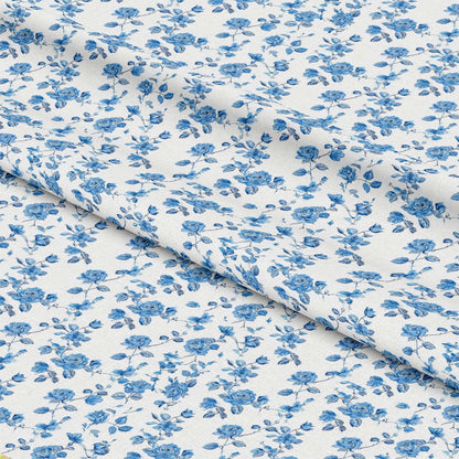 Vintage Farmhouse Blue Pattern 13 Quilting Cotton Fabric