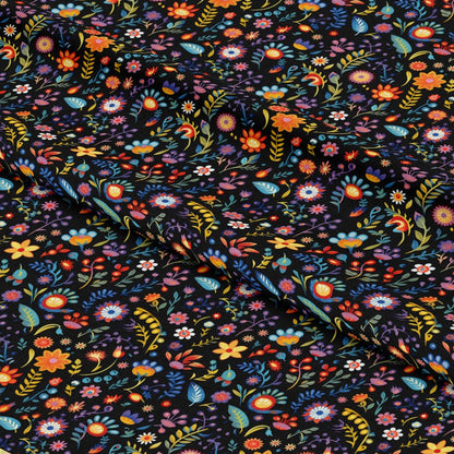Mexican Floral Fiesta Pattern 1 Quilting Cotton Fabric