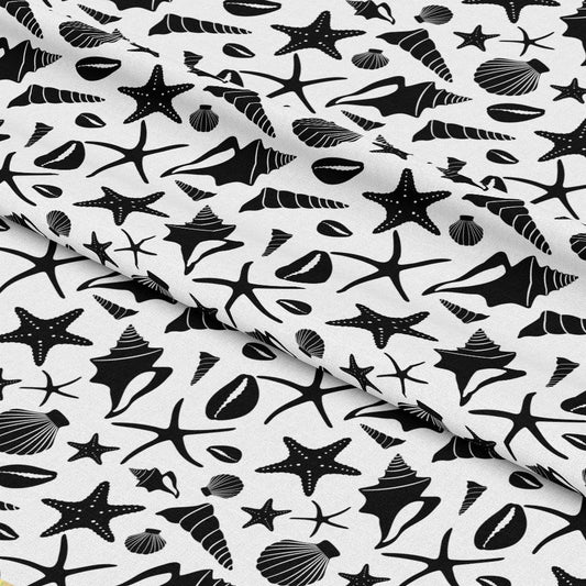 Boho Sea Shells Pattern 4 Quilting Cotton Fabric