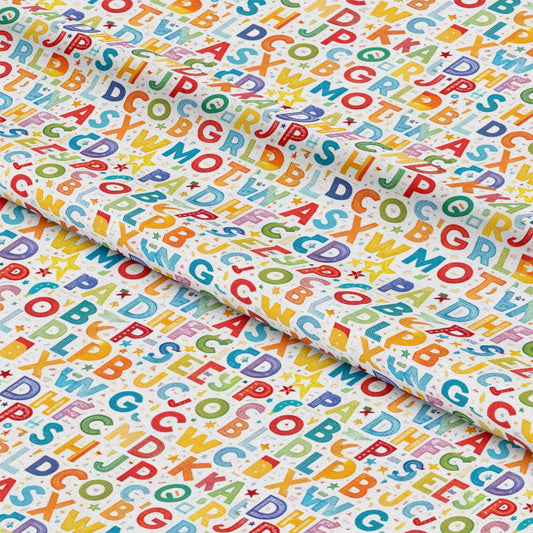 Back to School Pattern 17 Quilting Cotton Fabric