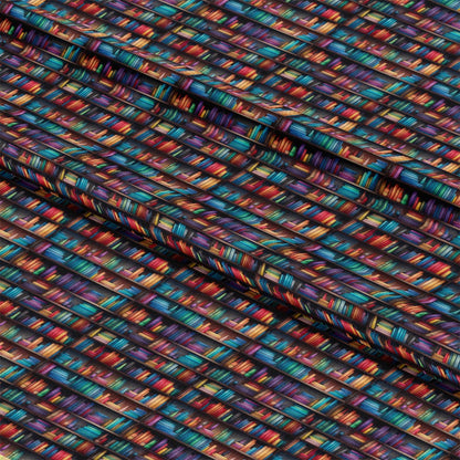 Bookshelf Pattern 7 Quilting Cotton Fabric