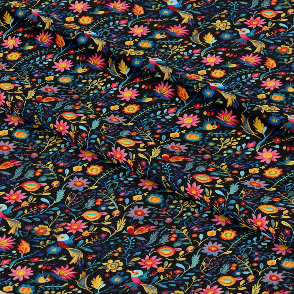 Mexican Floral Fiesta Pattern 9 Quilting Cotton Fabric