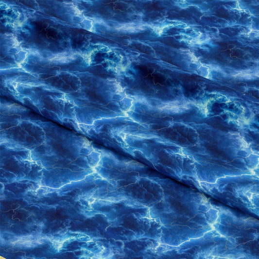Thunderbolt Lightning Pattern 14 Quilting Cotton Fabric