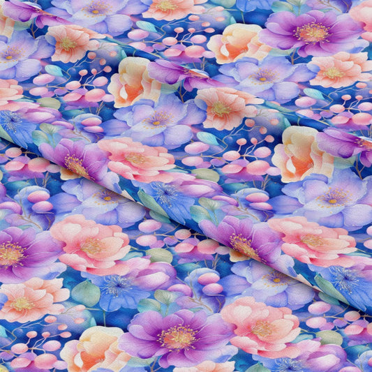 Japanese Floral Pattern 6 Quilting Cotton Fabric