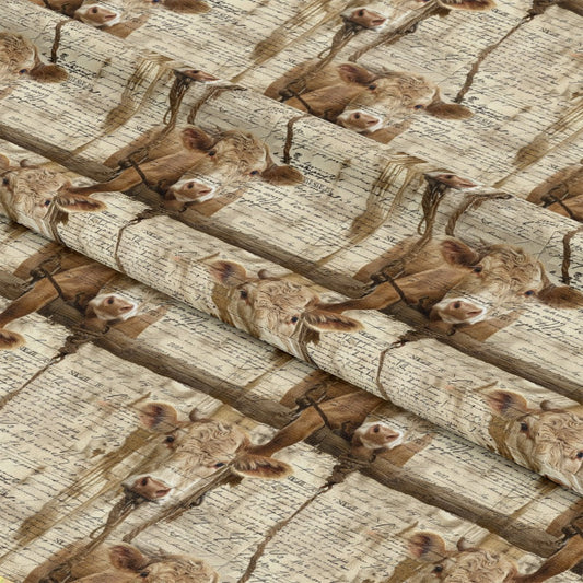 Farm Life Pattern 70 Quilting Cotton Fabric
