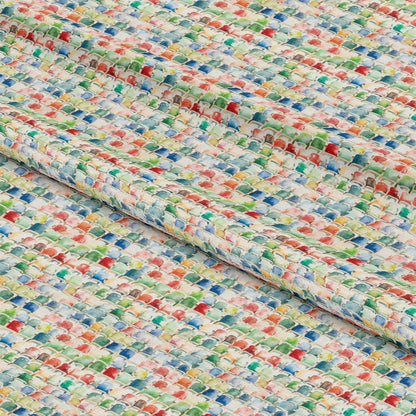 Watercolor Football Pattern 8 Quilting Cotton Fabric