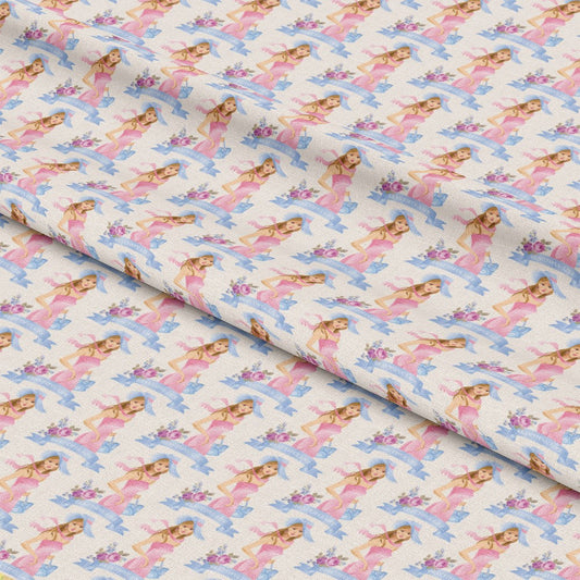 Pink Tea Party Pattern 8 Quilting Cotton Fabric