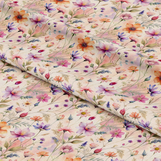 Whispering Wildflowers Pattern 1 Quilting Cotton Fabric