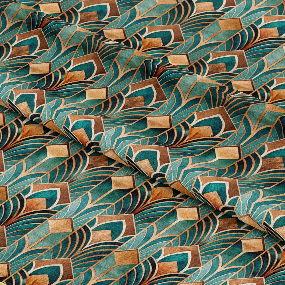 Art Deco Pattern 15 Quilting Cotton Fabric