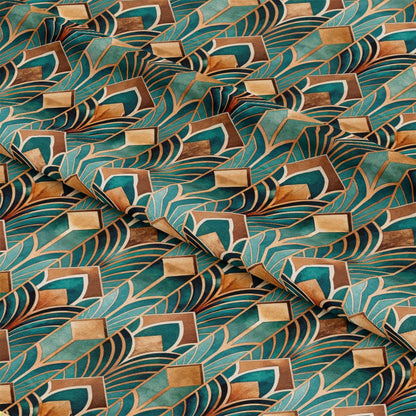 Art Deco Pattern 15 Quilting Cotton Fabric