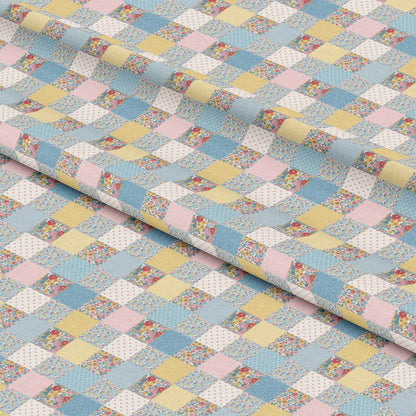 Grandmas Patchwork Pattern 1 Quilting Cotton Fabric