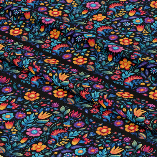 Mexican Floral Fiesta Pattern 5 Quilting Cotton Fabric