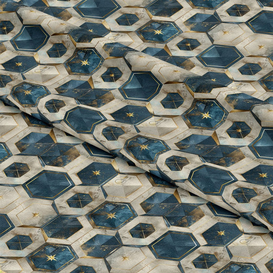 Baroque Celestial Pattern 9 Quilting Cotton Fabric