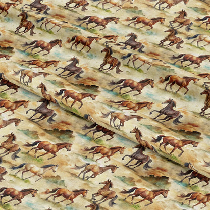 Wild Horses Pattern 3 Quilting Cotton Fabric