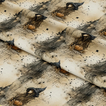 Witchy Halloween Pattern 5 Quilting Cotton Fabric