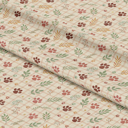 Dog Paws Pattern 8 Quilting Cotton Fabric