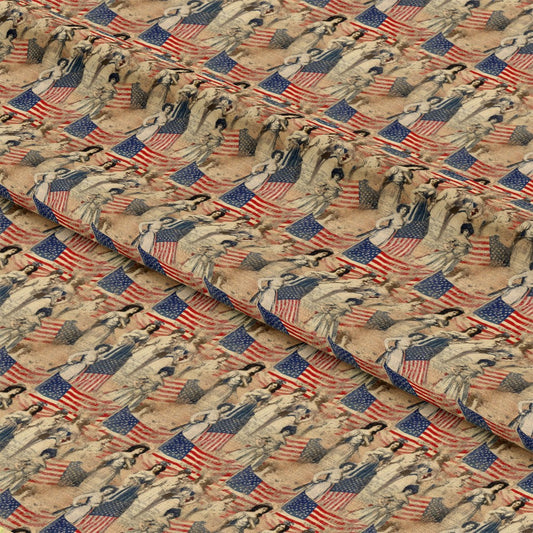 Americana Chronicles Pattern 6 Quilting Cotton Fabric