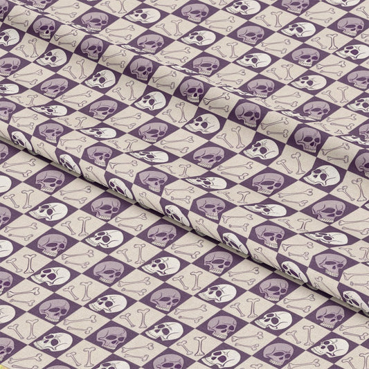 Retro Halloween Pattern 23 Quilting Cotton Fabric