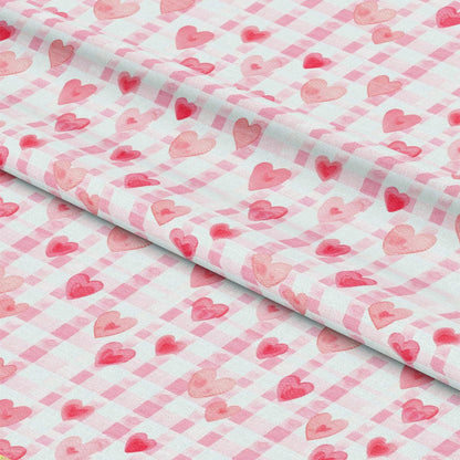 Pink Night Time Teddy Bears Pattern 7 Quilting Cotton Fabric
