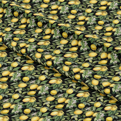 Lemons and Citrus Sour Splash Pattern 6 Quilting Cotton Fabric