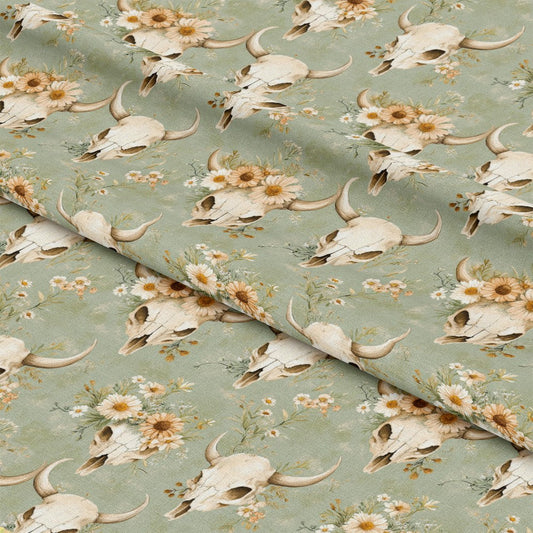 The Western Life Pattern 55 Quilting Cotton Fabric