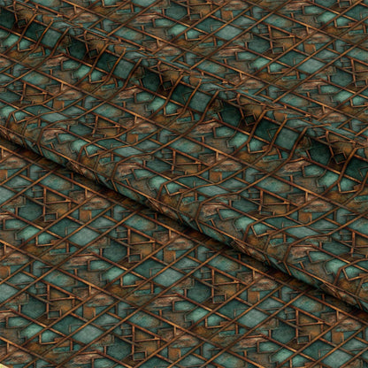 Rusted Iron Metal Textures Pattern 7 Quilting Cotton Fabric
