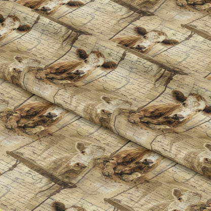 Farm Life Pattern 60 Quilting Cotton Fabric
