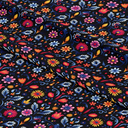 Mexican Floral Fiesta Pattern 7 Quilting Cotton Fabric