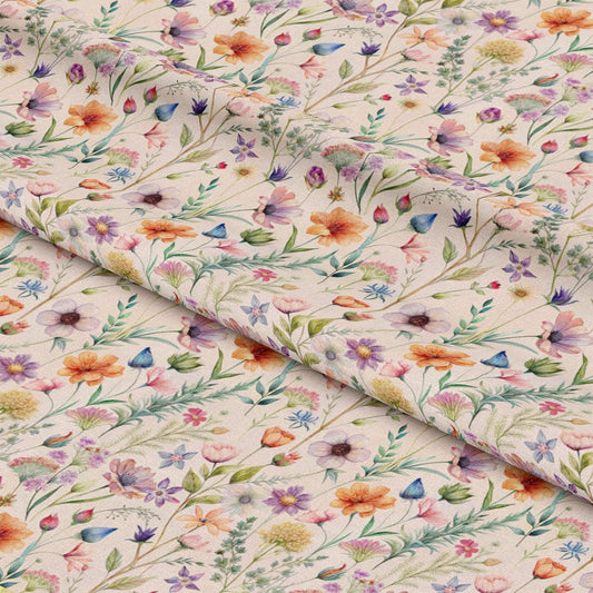 Whispering Wildflowers Pattern 2 Quilting Cotton Fabric