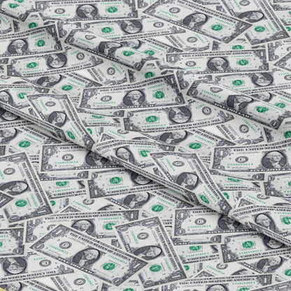 One Dollar Bill Pattern 1 Quilting Cotton Fabric