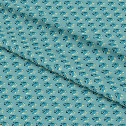 Atomic Kitty Pattern 5 Quilting Cotton Fabric