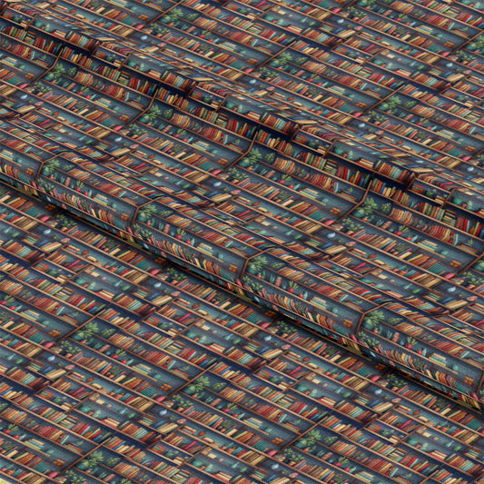 Bookshelf Pattern 10 Quilting Cotton Fabric