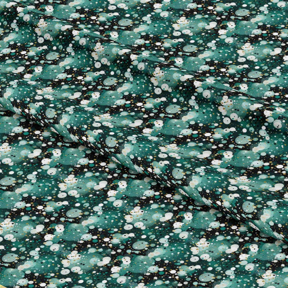 Green Confetti Pattern 12 Quilting Cotton Fabric
