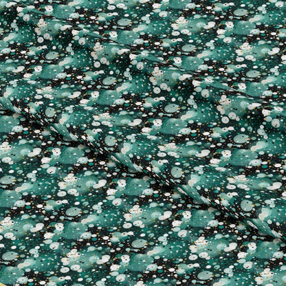 Green Confetti Pattern 12 Quilting Cotton Fabric
