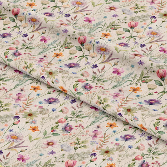 Whispering Wildflowers Pattern 10 Quilting Cotton Fabric