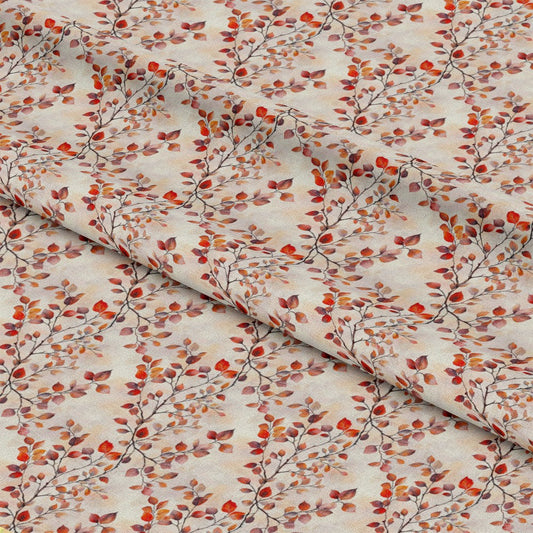 Red Cardinals Pattern 2 Quilting Cotton Fabric