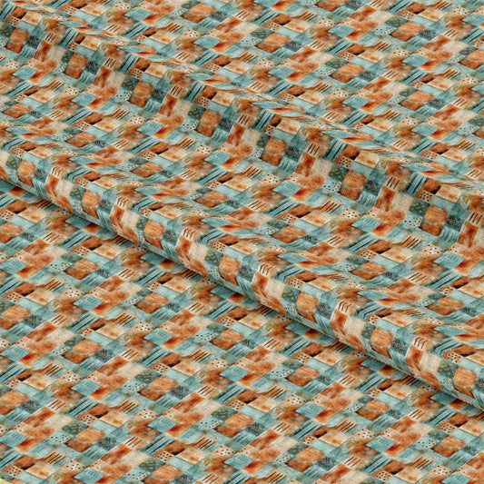 Shabby Rustique Pattern 4 Quilting Cotton Fabric