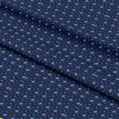 Navy Nautical Sea Pattern 14 Quilting Cotton Fabric