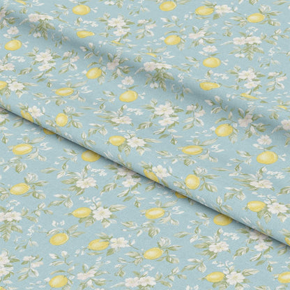 Lemon Floral Shabby Chic Pattern 8 Quilting Cotton Fabric