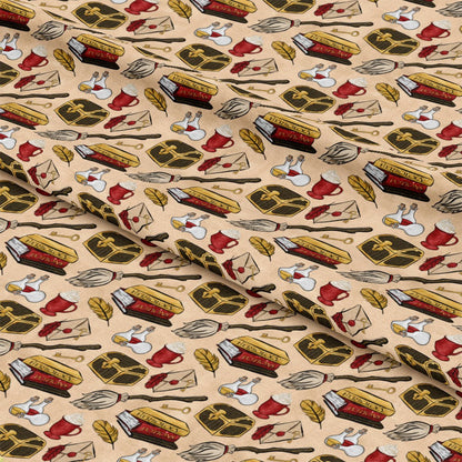 Wizard Magic School Pattern 17 Quilting Cotton Fabric
