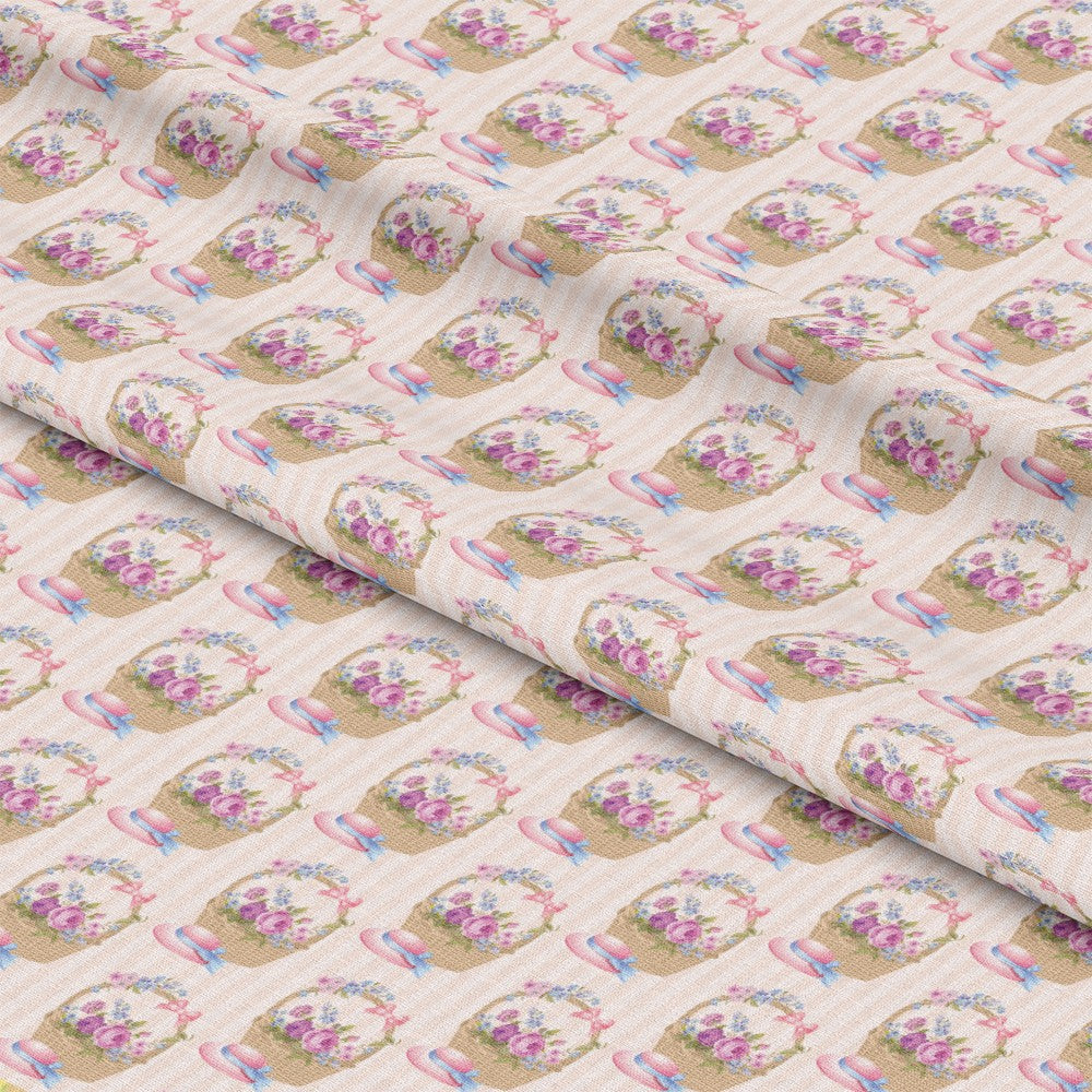 Pink Tea Party Pattern 2 Quilting Cotton Fabric