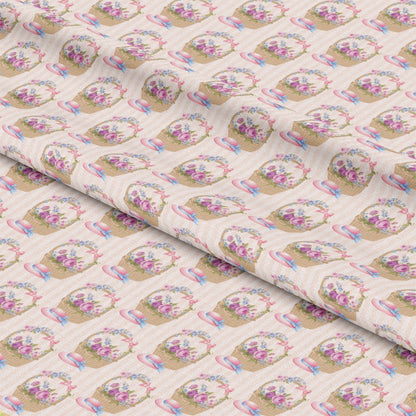 Pink Tea Party Pattern 2 Quilting Cotton Fabric