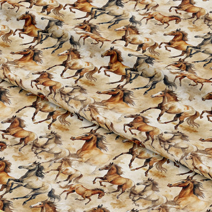 Wild Horses Pattern 27 Quilting Cotton Fabric