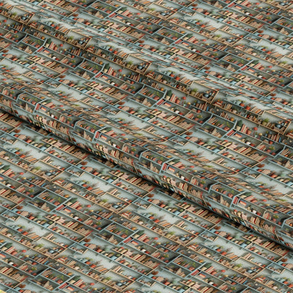 Bookshelf Pattern 9 Quilting Cotton Fabric