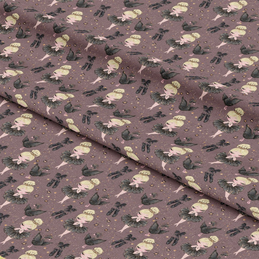 Sweet Ballerina Pattern 5 Quilting Cotton Fabric
