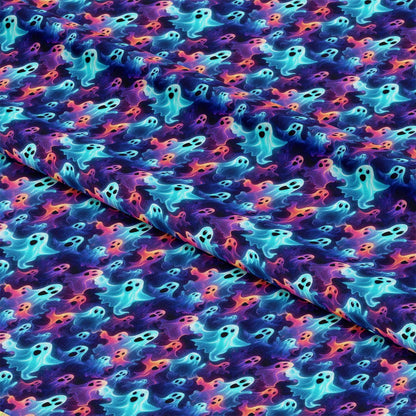 Scary Halloween Pattern 10 Quilting Cotton Fabric
